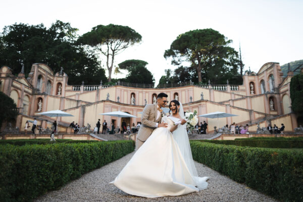 Sonya and Rikki, destination wedding couple in Italy